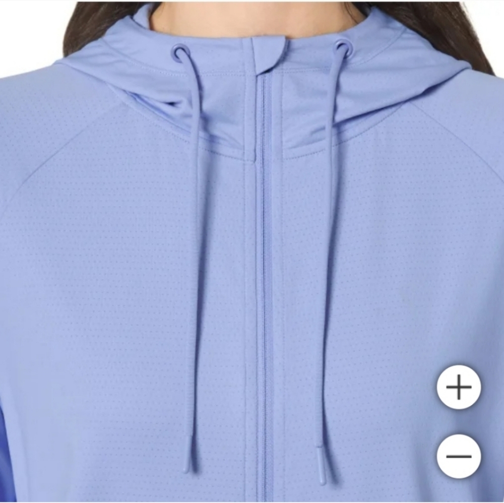 NWT Mondetta Women's Lightweight Full-Zip Hoodie‎ Purple L - Picture 4 of 5